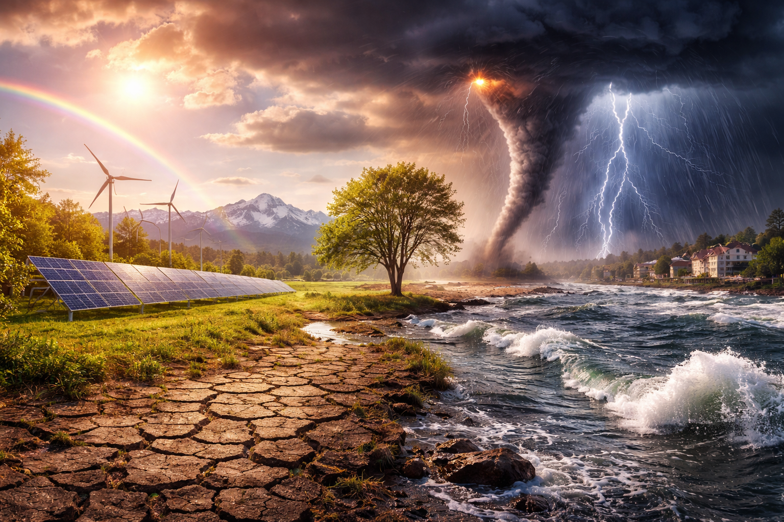 Global Earth System Model Visualization with Ocean and Atmospheric Currents